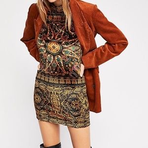 - NWT Free People Kaleidoscope velvet tunic dress s